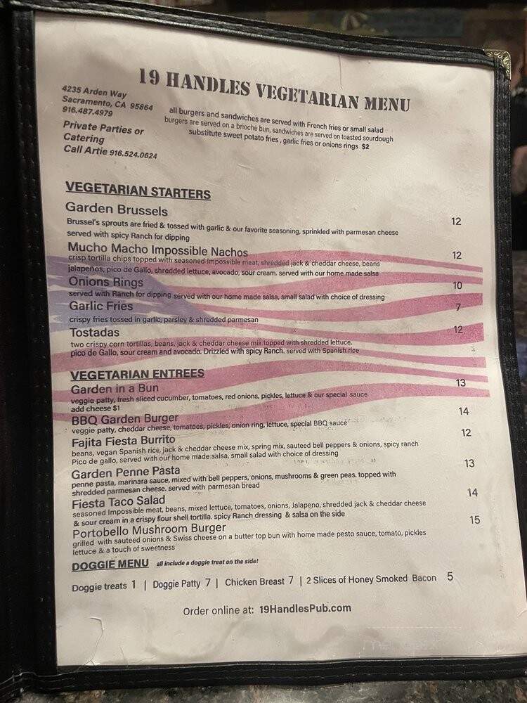 Kilt Pub - Sacramento, CA menu_pic