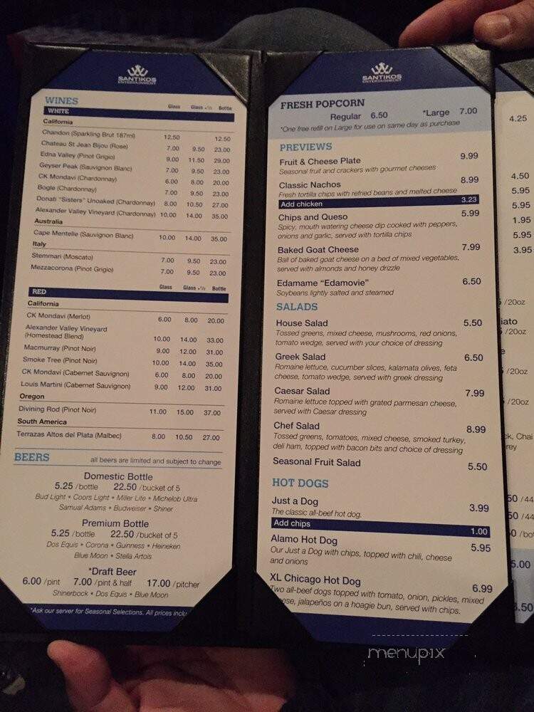 Bijou Cinema Bistro - San Antonio, TX menu_pic