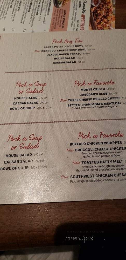 Cheddar's Casual Cafe - San Antonio, TX menu_pic