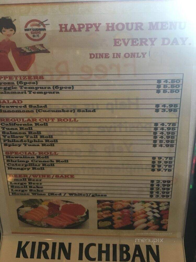 Matsugawa - San Diego, CA menu_pic