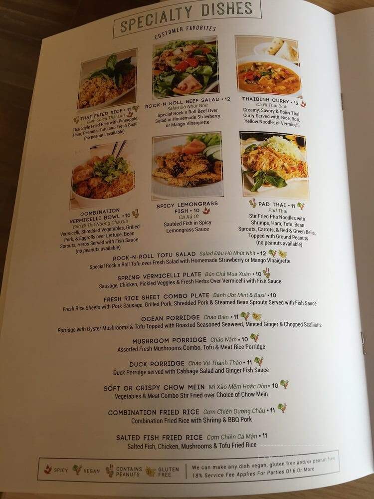 Lang Chay - San Jose, CA menu_pic