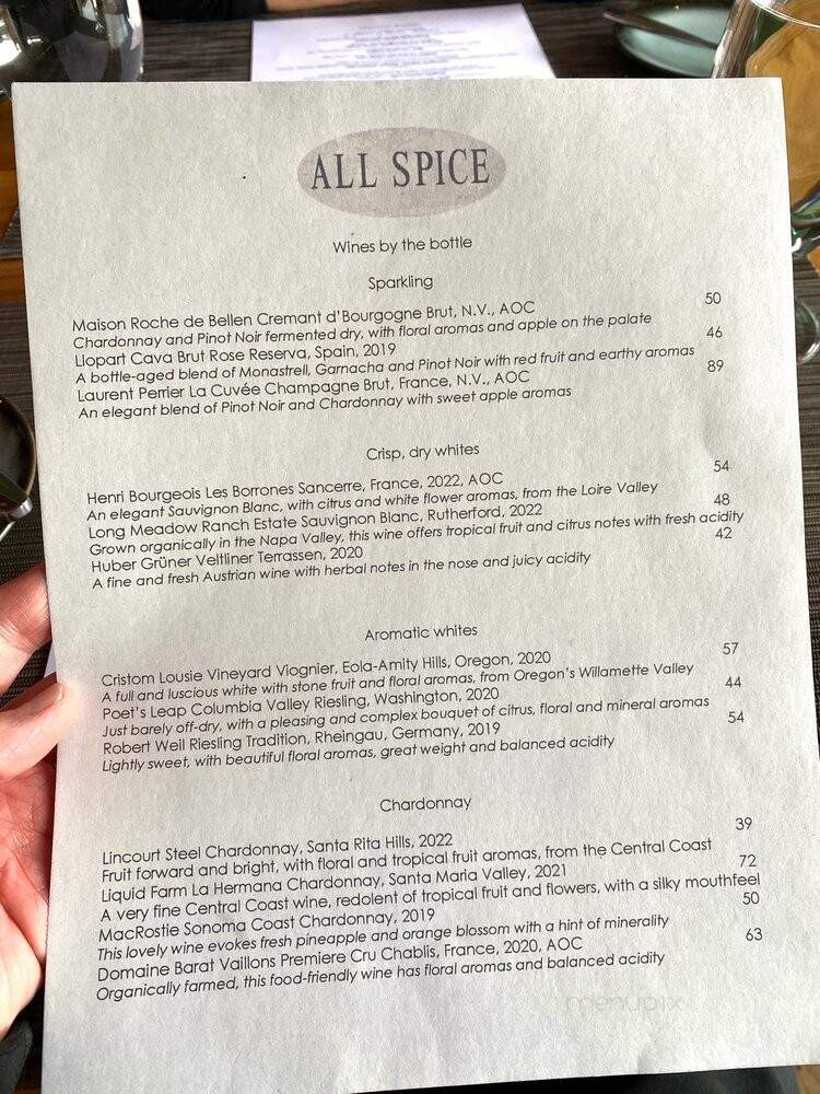 All Spice - San Mateo, CA