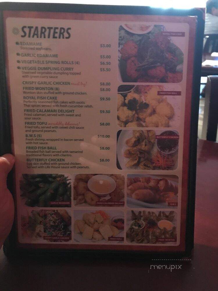 Life Thai Fusion - Santa Clarita, CA menu_pic