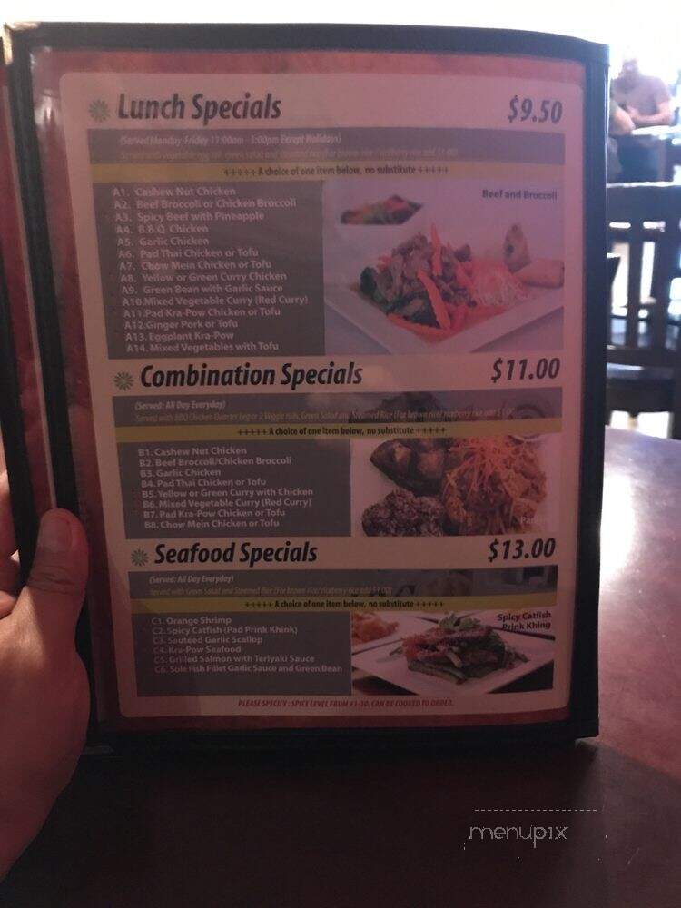 Life Thai Fusion - Santa Clarita, CA menu_pic