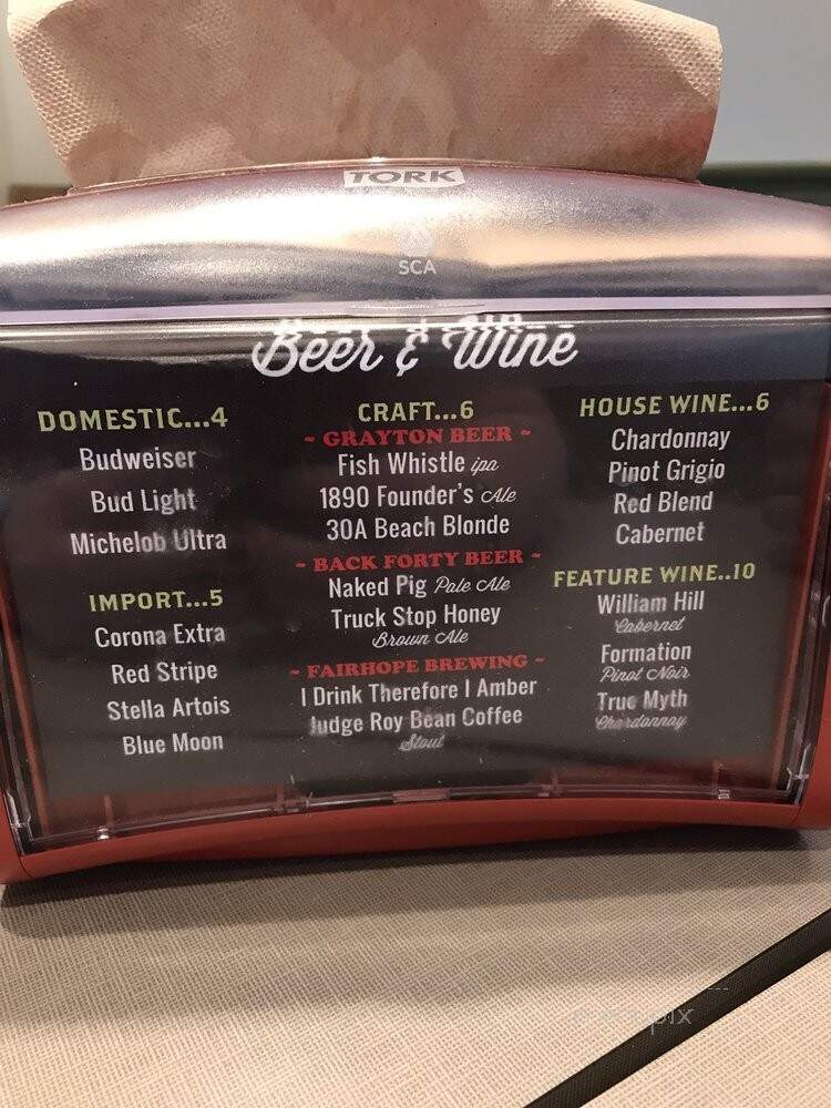 Seagrove Village Market - Santa Rosa Beach, FL menu_pic