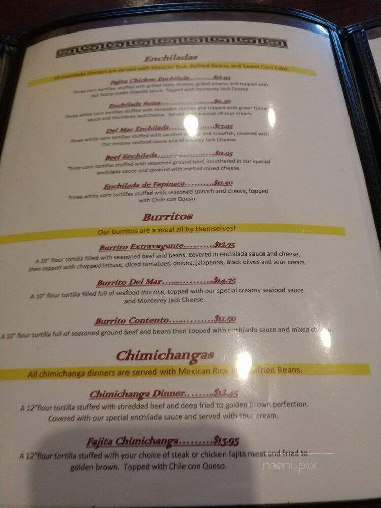 Barandas Fresh Mexican Grill - Scott, LA menu_pic