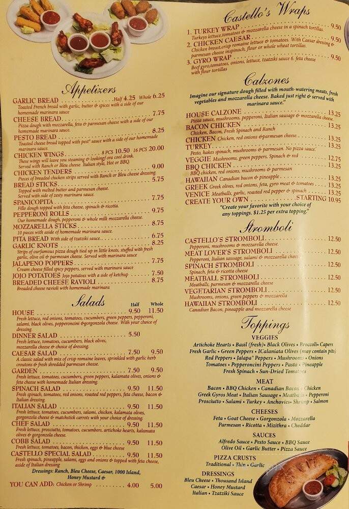 Padrino's Pizza and Pasta - Seattle, WA menu_pic