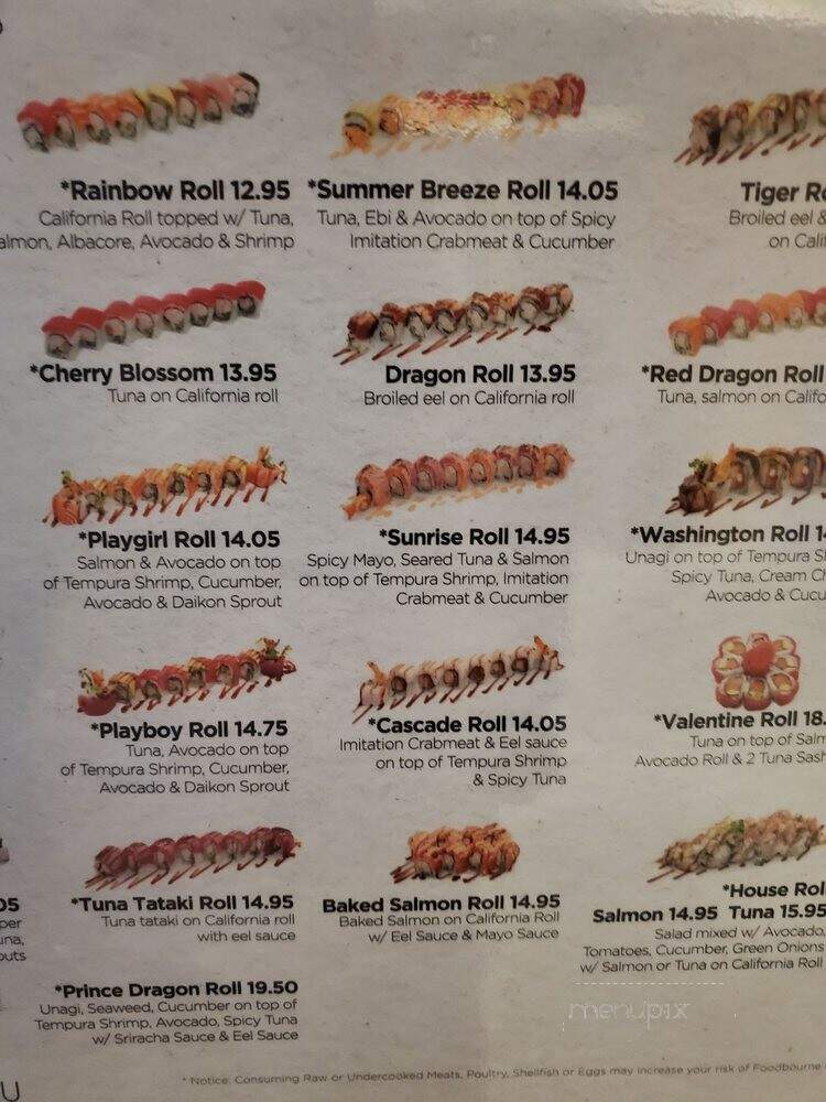 Sushi Kudasai - Seattle, WA menu_pic
