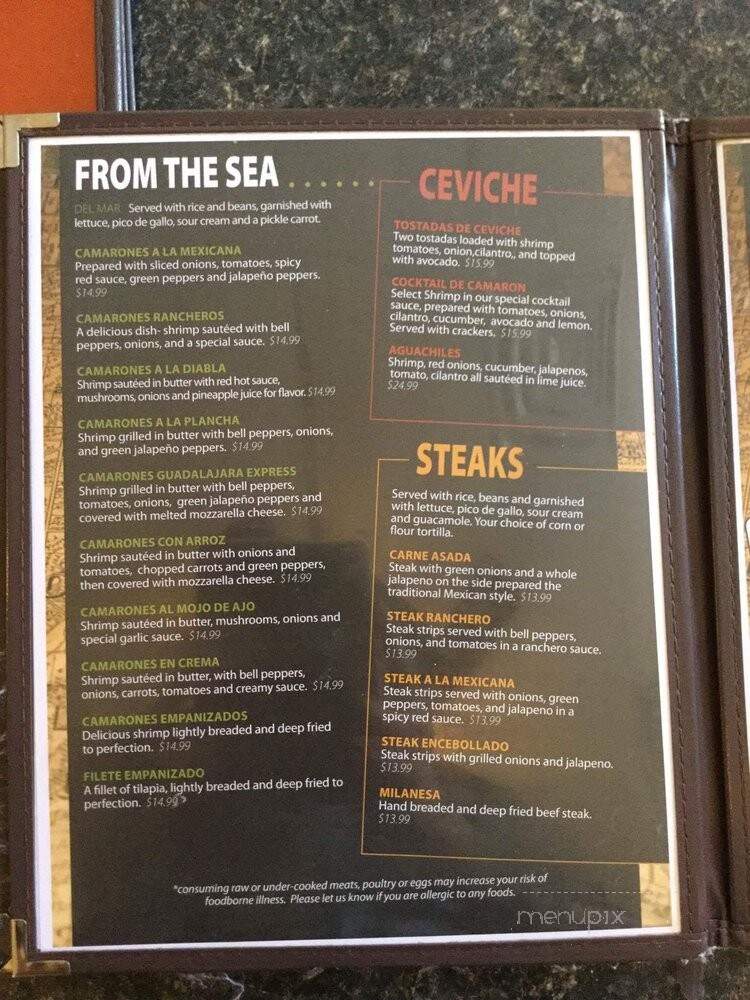 Jacky's - Sioux Falls, SD menu_pic