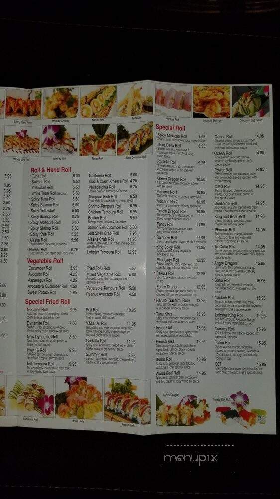 Sushi Bistro - St Augustine, FL menu_pic
