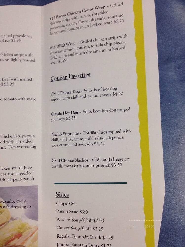 Big Dipper - Stockton, CA menu_pic