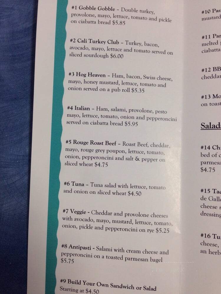 Big Dipper - Stockton, CA menu_pic