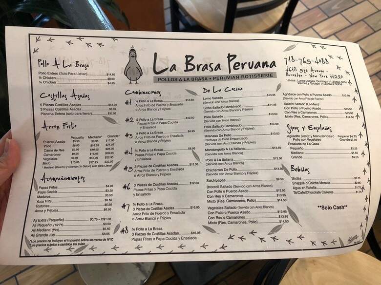 La Brasa Peruana - Brooklyn, NY menu_pic