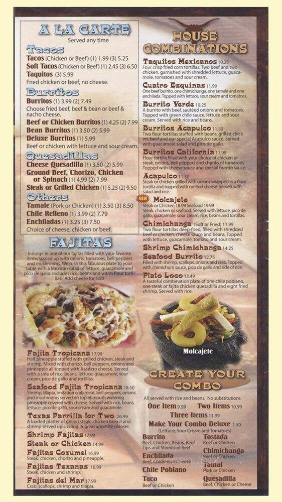 El Jinete - Taylor Mill, KY menu_pic