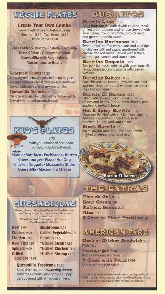 El Jinete - Taylor Mill, KY menu_pic