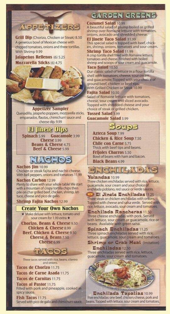 El Jinete - Taylor Mill, KY menu_pic