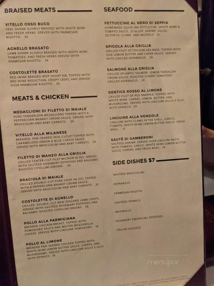 Via Emilia - The Woodlands, TX menu_pic