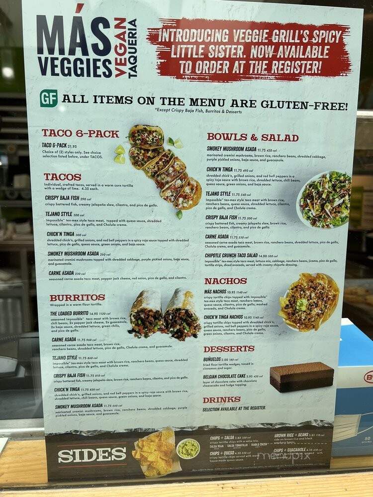 The Veggie Grill - Torrance, CA menu_pic