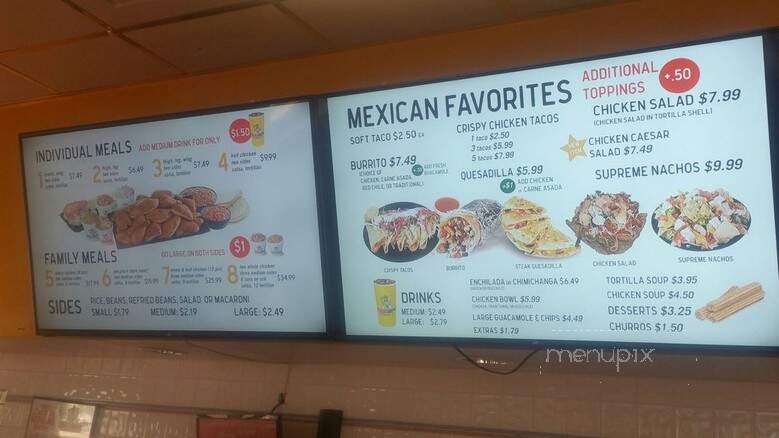 Chickenuevo - Tucson, AZ menu_pic