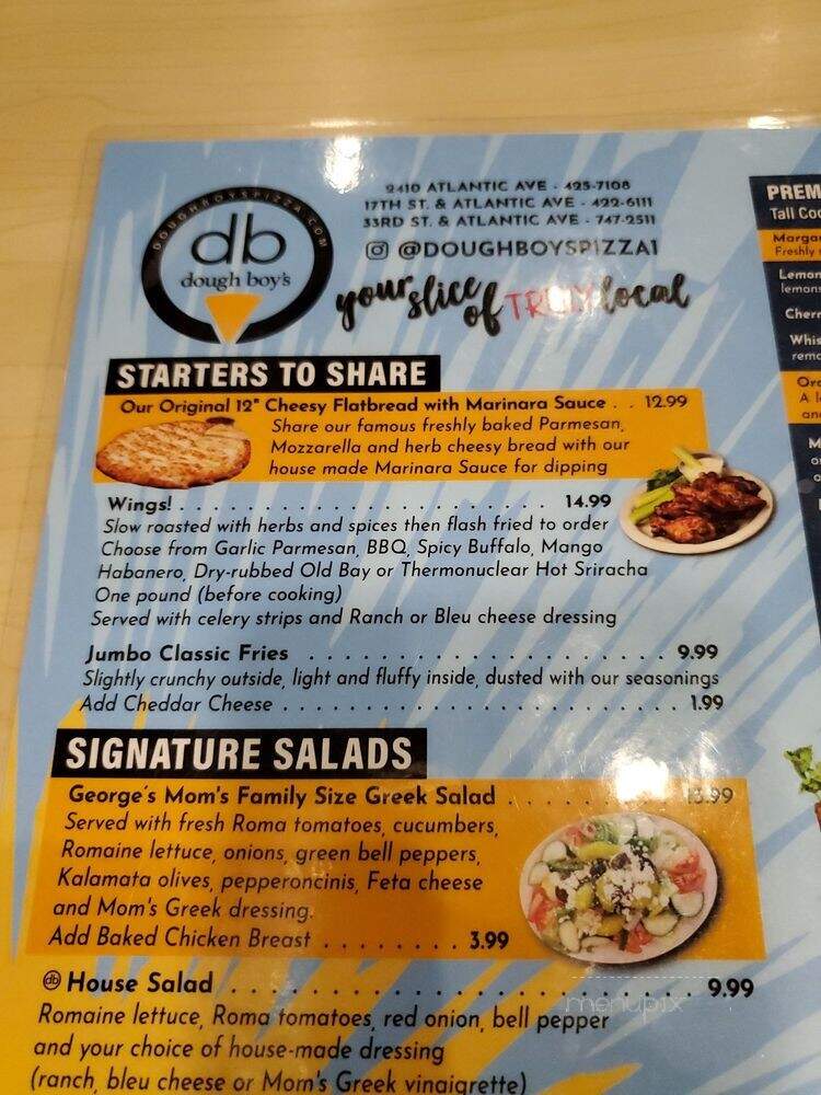 Dough Boy's California Pizza - Virginia Beach, VA menu_pic