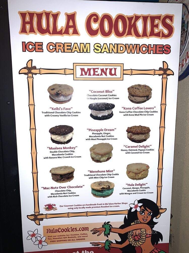 Hula Cookies - Wailuku, HI menu_pic