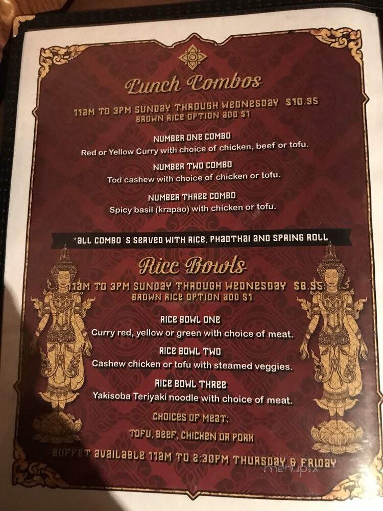 Phoumy's - Walla Walla, WA menu_pic