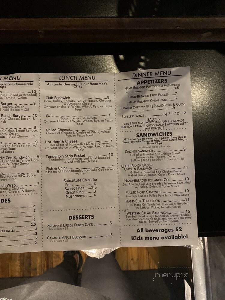 Mulligans - Washington, IN menu_pic