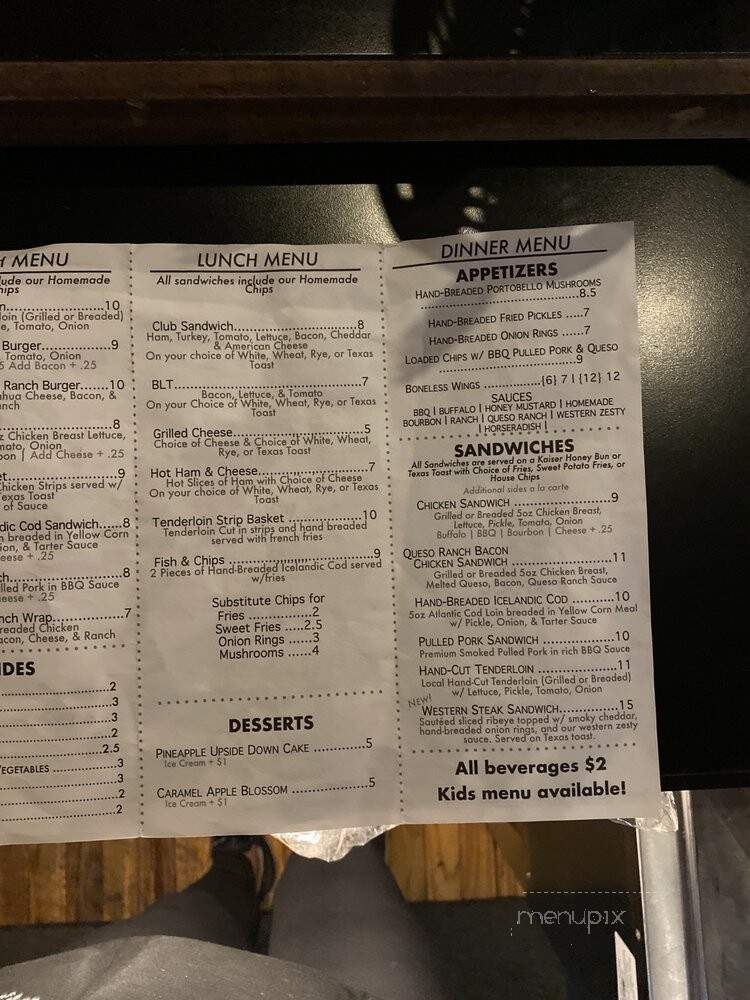 Mulligans - Washington, IN menu_pic