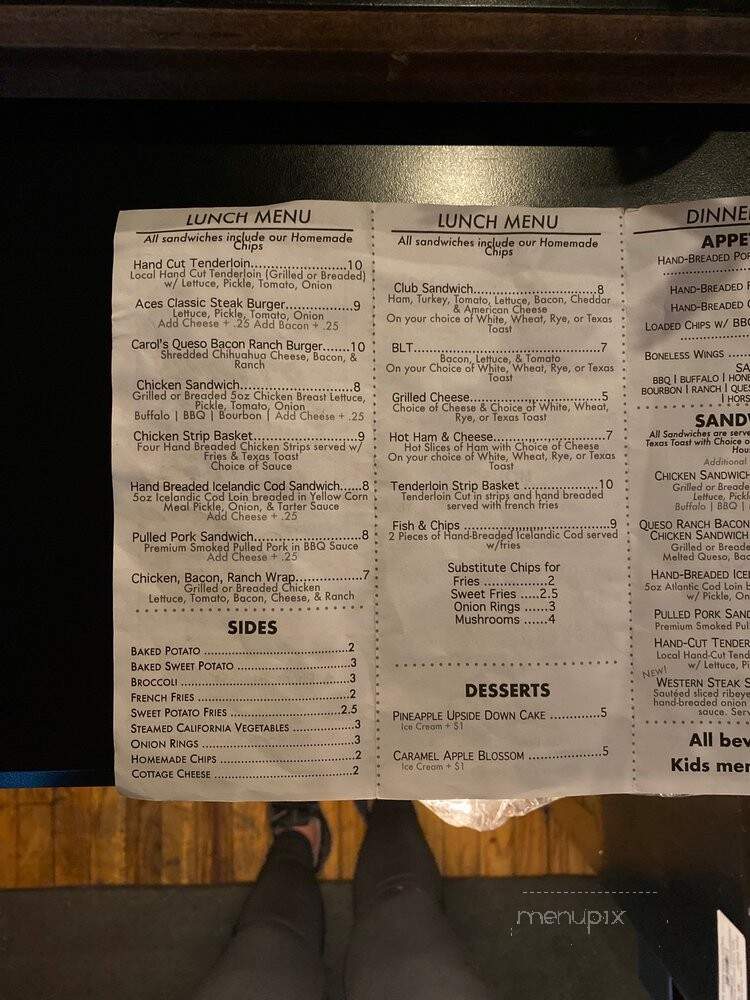 Mulligans - Washington, IN menu_pic