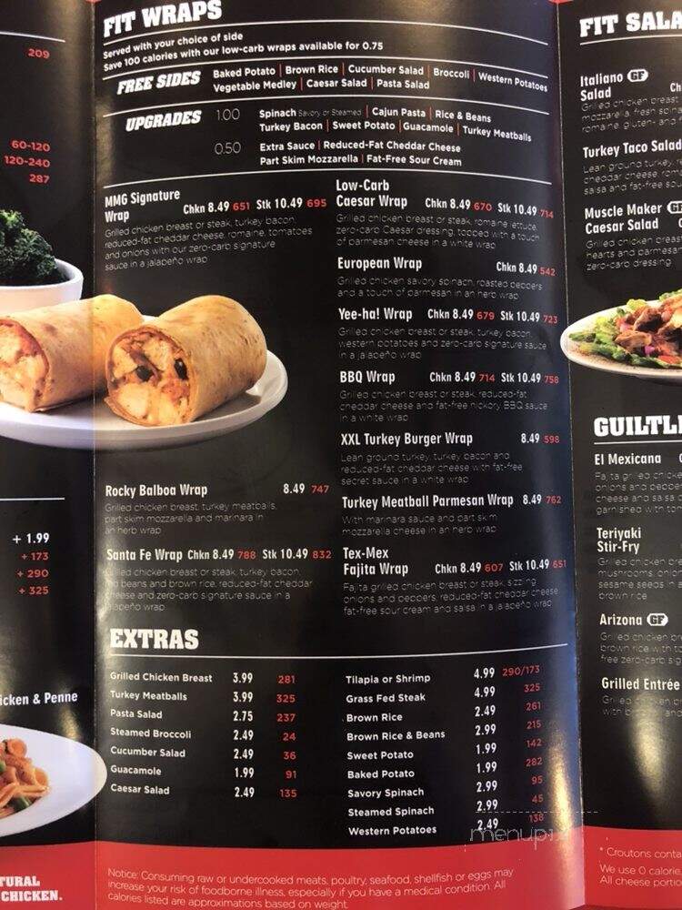 Muscle Maker Grill - Woodbury Heights, NJ menu_pic