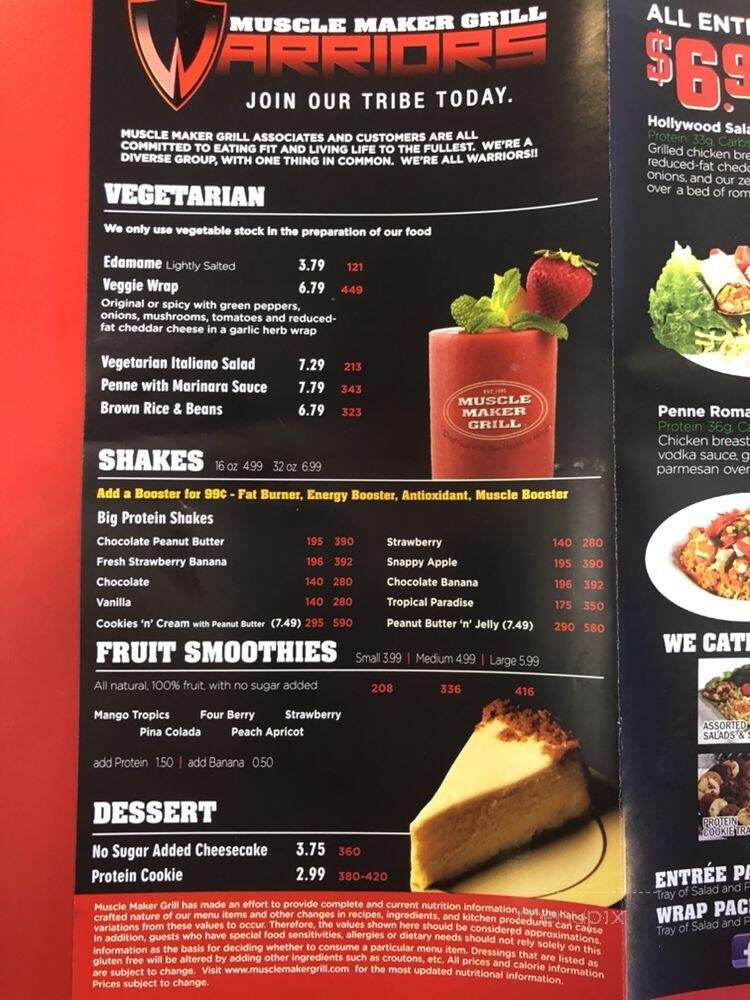 Muscle Maker Grill - Woodbury Heights, NJ menu_pic