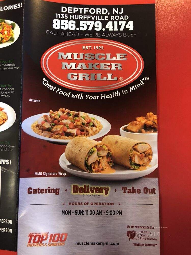 Muscle Maker Grill - Woodbury Heights, NJ menu_pic