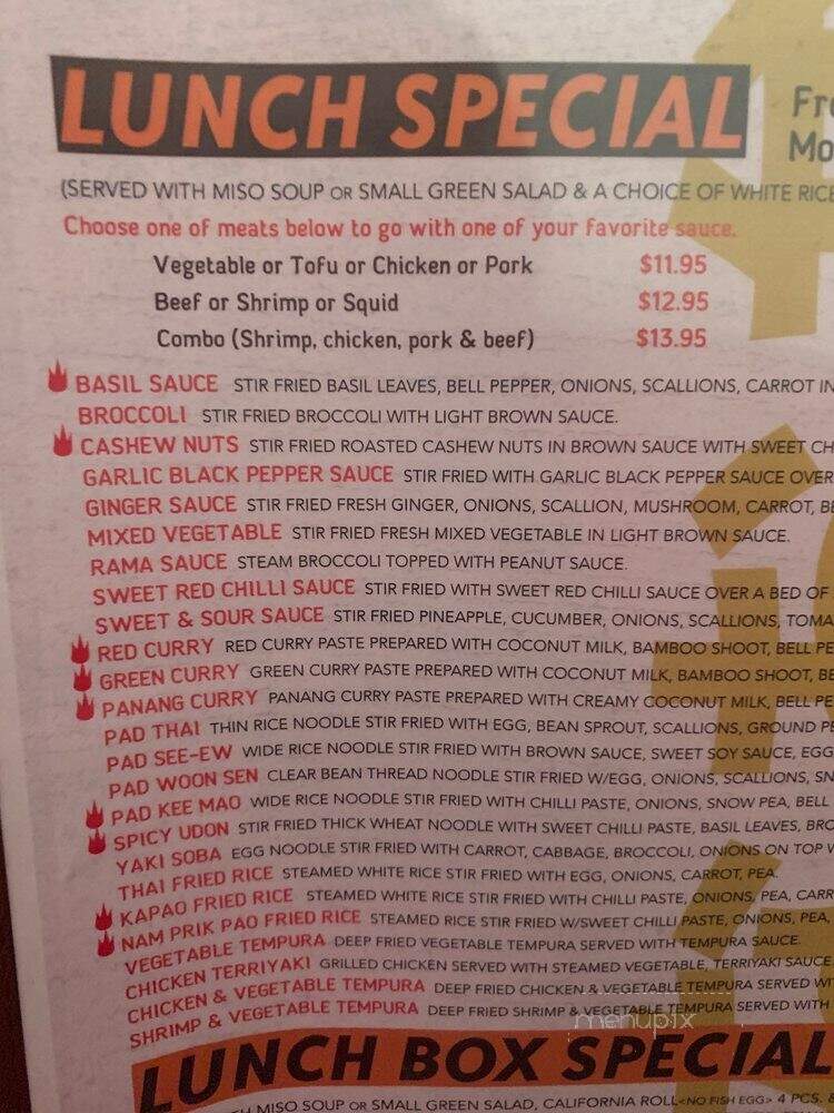 Best Thai - Zephyrhills, FL menu_pic