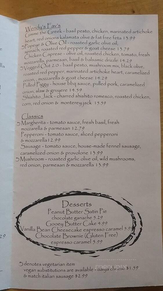 PW Pizza - St Louis, MO menu_pic