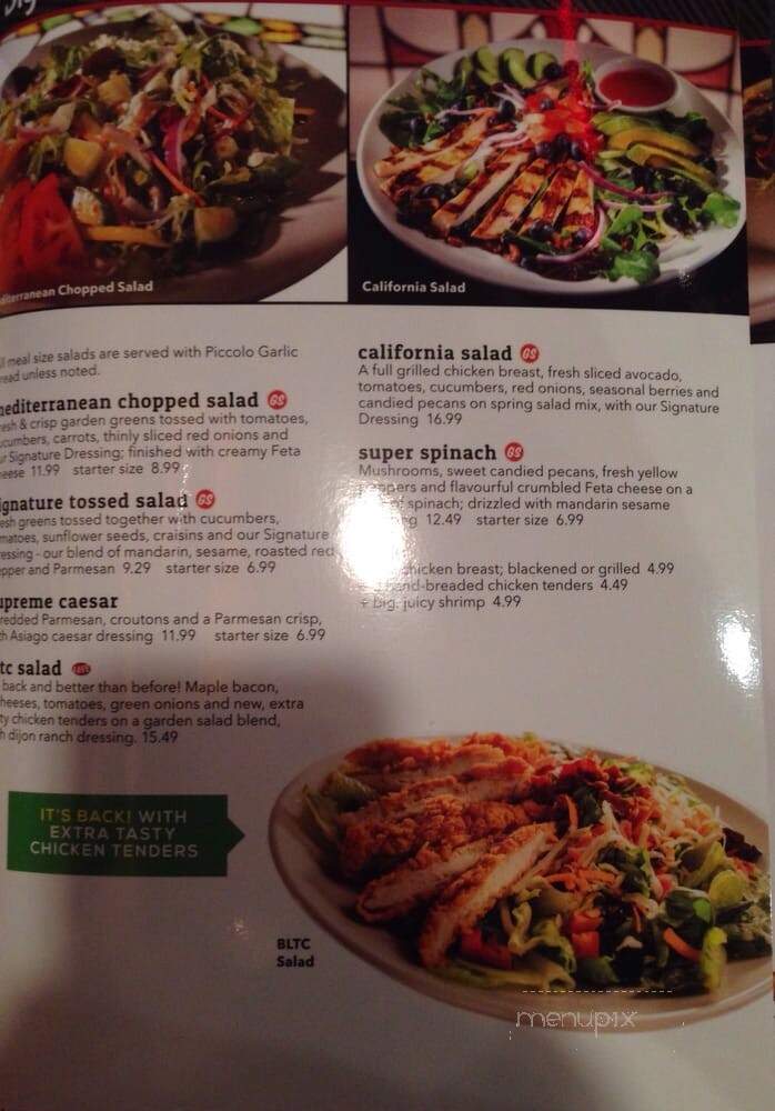 Ricky's All day grill - Edmonton, AB menu_pic