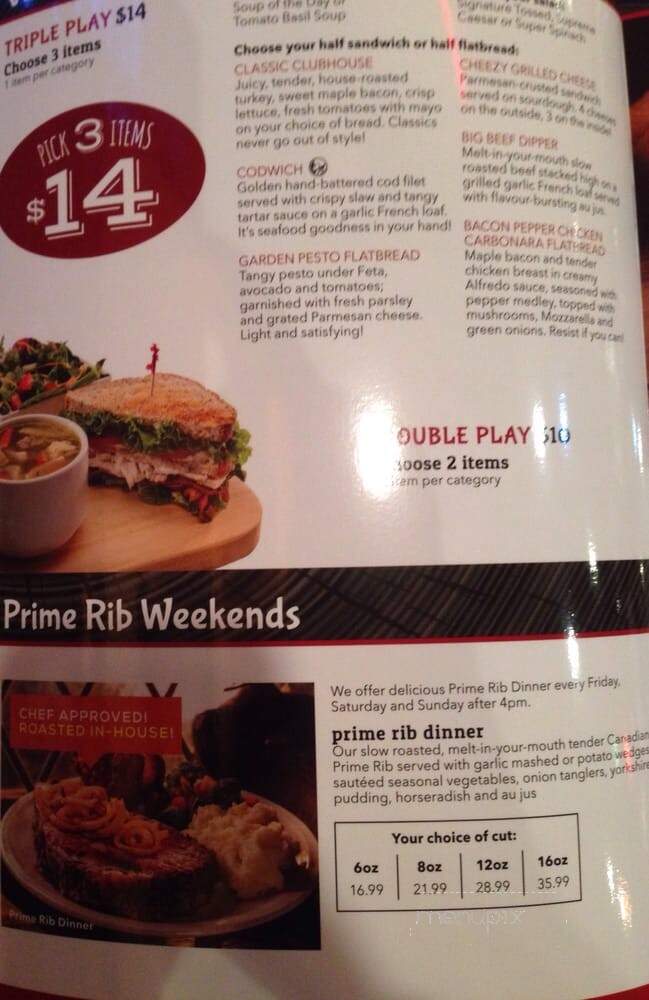 Ricky's All day grill - Edmonton, AB menu_pic