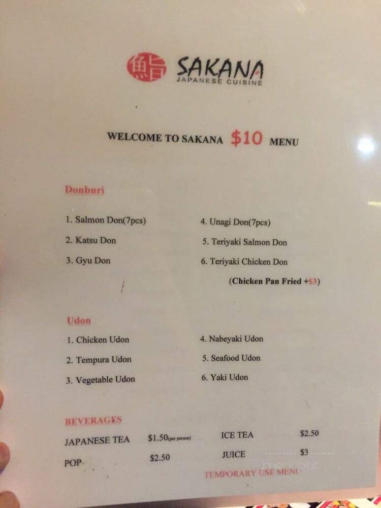 Sakana - Edmonton, AB