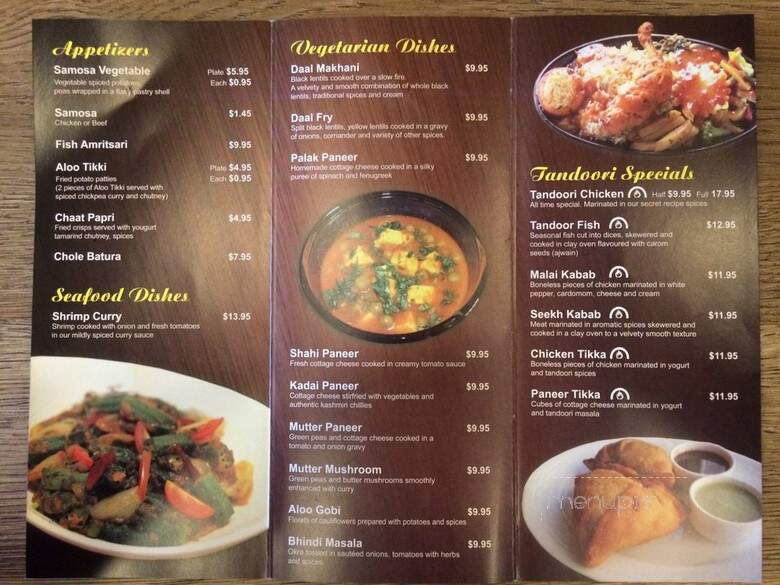 Kurry Kebab - Edmonton, AB menu_pic