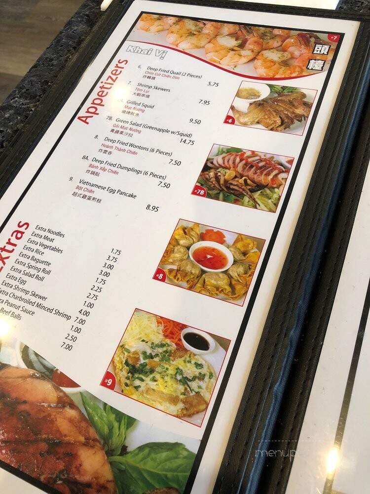 Pho Chu the - Calgary, AB menu_pic