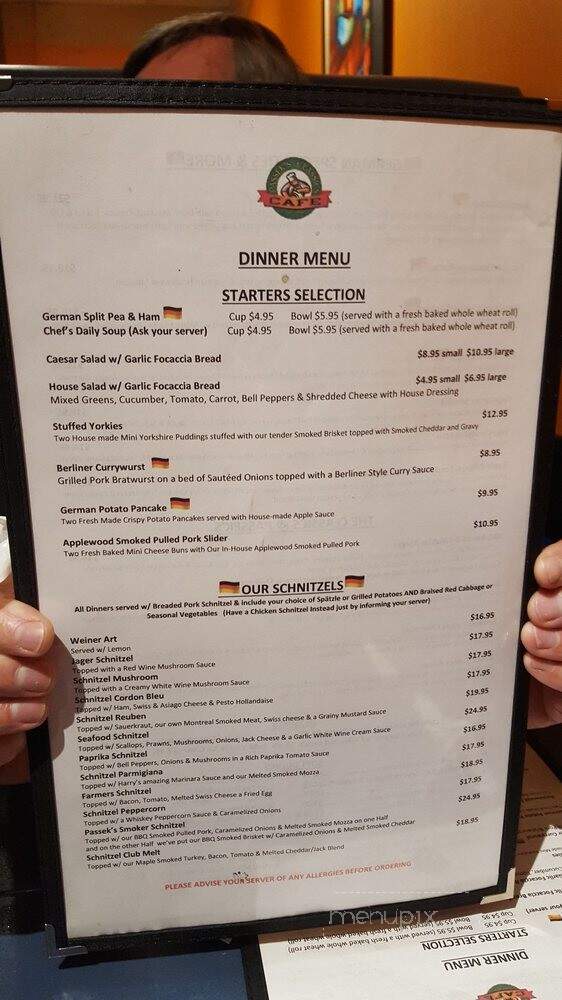 Passek's Classics Cafe and Catering - Kamloops, BC menu_pic