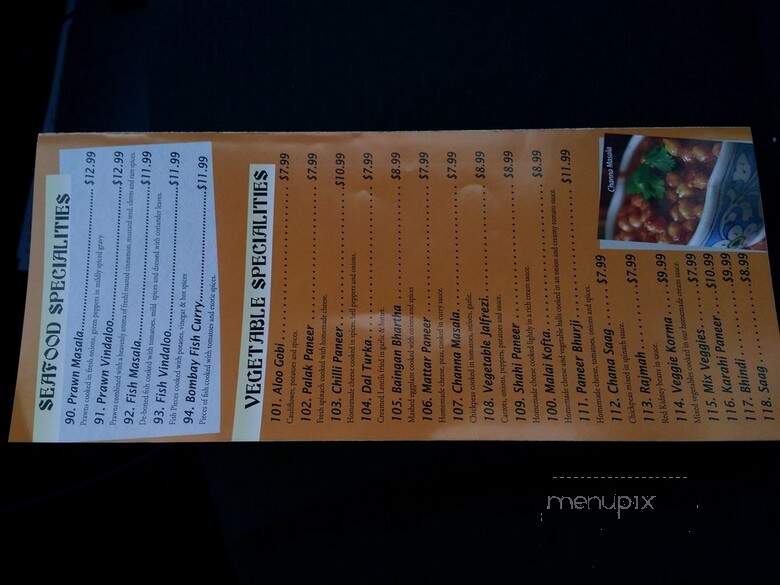 Diamond Sweets Restaurant - Surrey, BC menu_pic