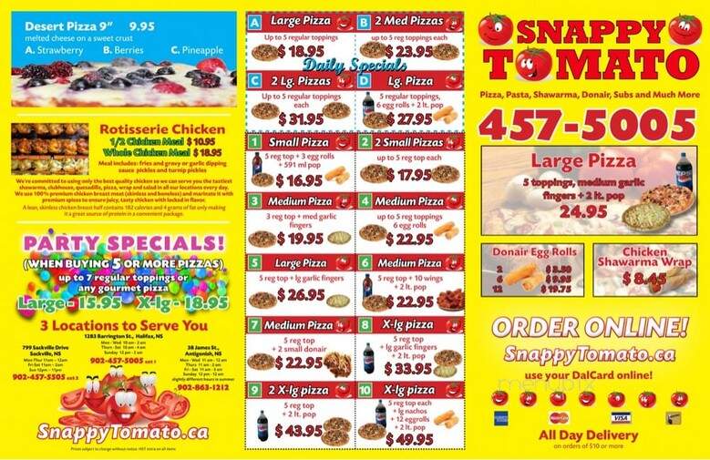 Papa Mario - Halifax, NS menu_pic