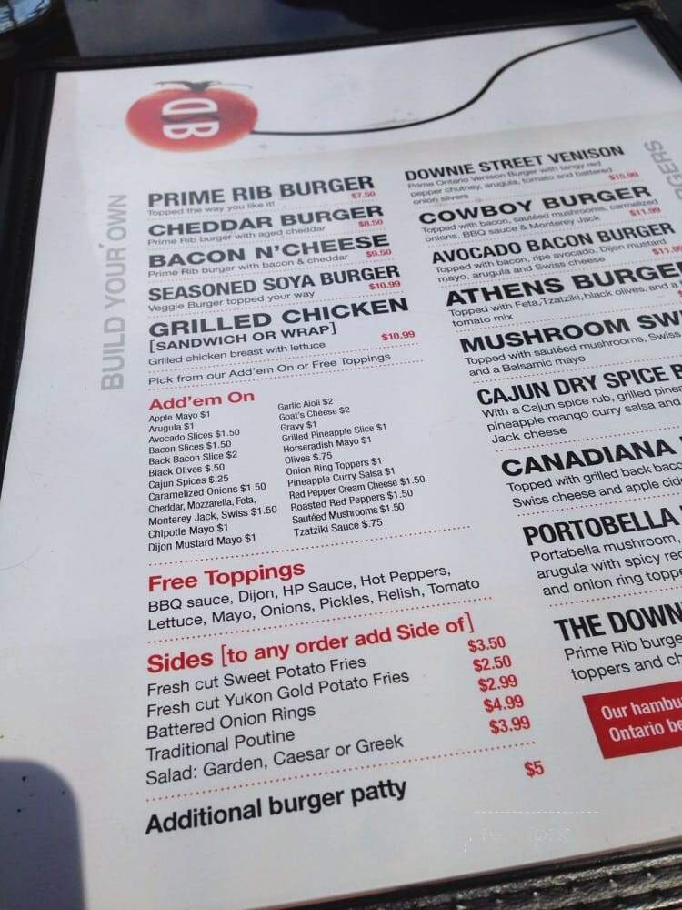 Downie Street Burgers - Stratford, ON