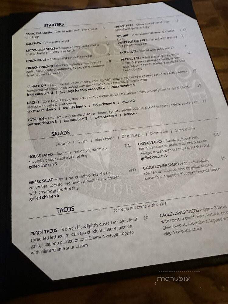 The Loose Goose - Restopub and Lounge - Windsor, ON menu_pic