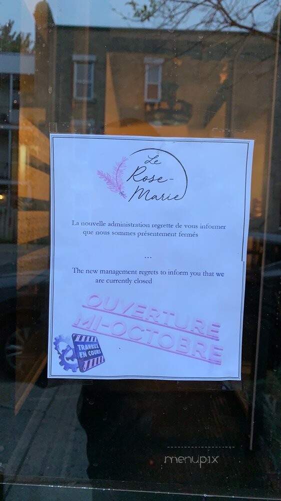Le Petit Bistro - Montreal, QC menu_pic