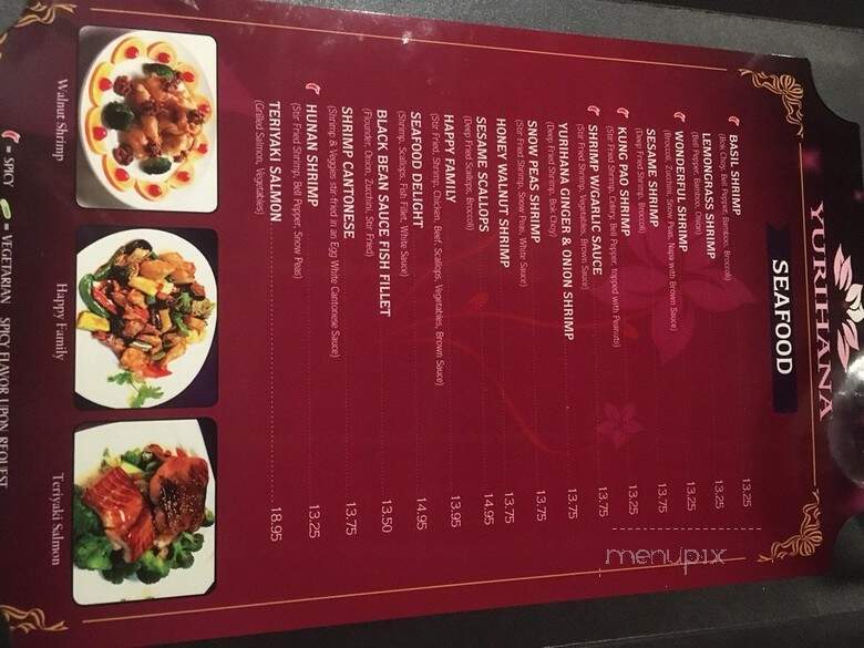 Yurihana Sushi Bar and Pan-Asian Cuisine - Boulder, CO menu_pic
