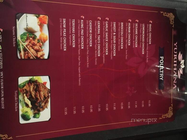 Yurihana Sushi Bar and Pan-Asian Cuisine - Boulder, CO menu_pic
