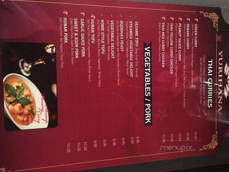 Yurihana Sushi Bar and Pan-Asian Cuisine - Boulder, CO menu_pic