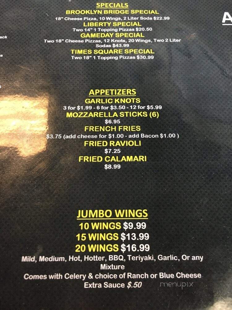 A Slice of New York - Orlando, FL menu_pic