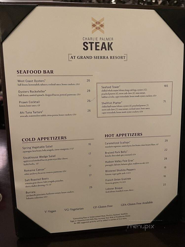 Charlie Palmer Steak - Reno, NV